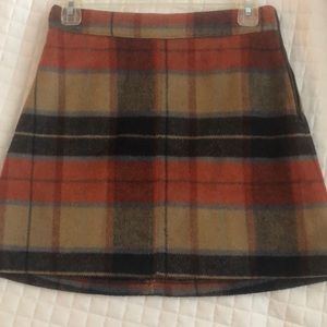 Plaid skirt